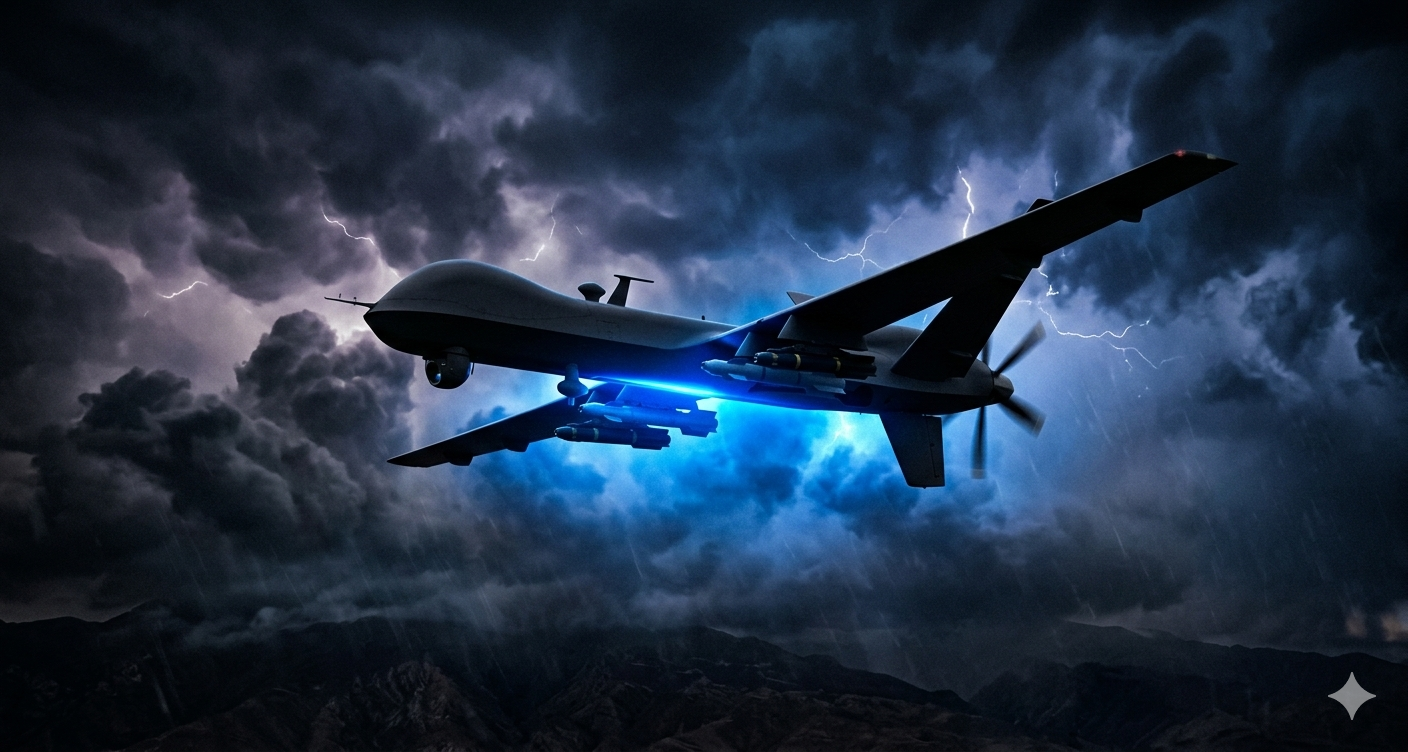 UAV approaching restricted airspace